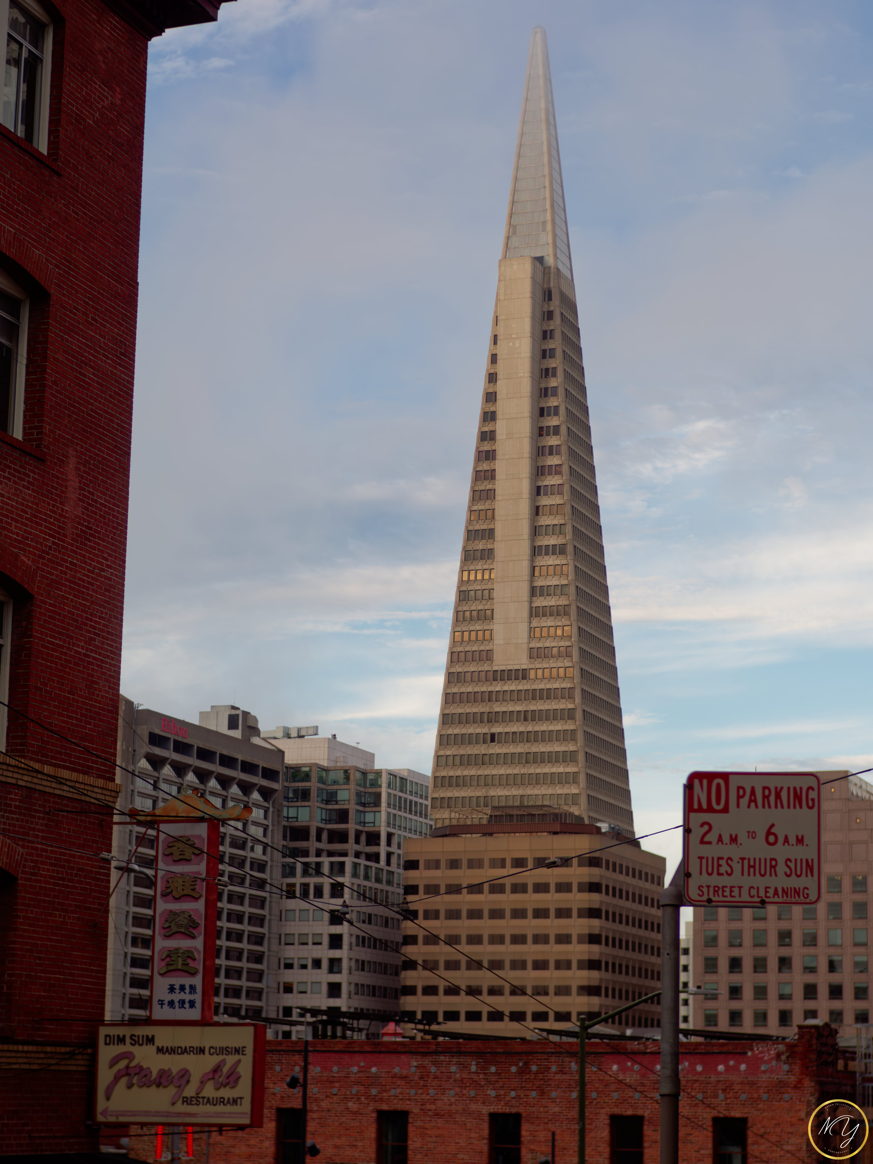 Transpyramid Building in Fog, SF